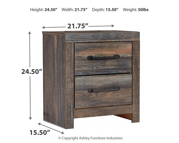 Drystan  Bookcase Bed With 2 Storage Drawers With Mirrored Dresser, Chest And Nightstand