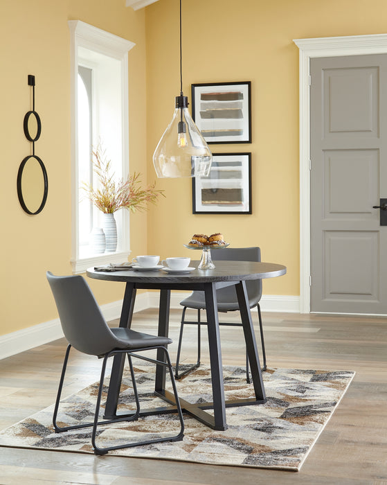 Ashley Express - Centiar Dining Table and 2 Chairs