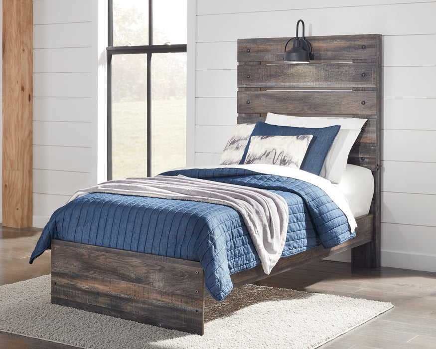 Drystan Twin Panel Bed with Dresser and Nightstand