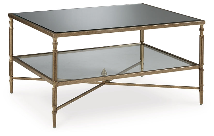 Ashley Express - Cloverty Coffee Table with 2 End Tables