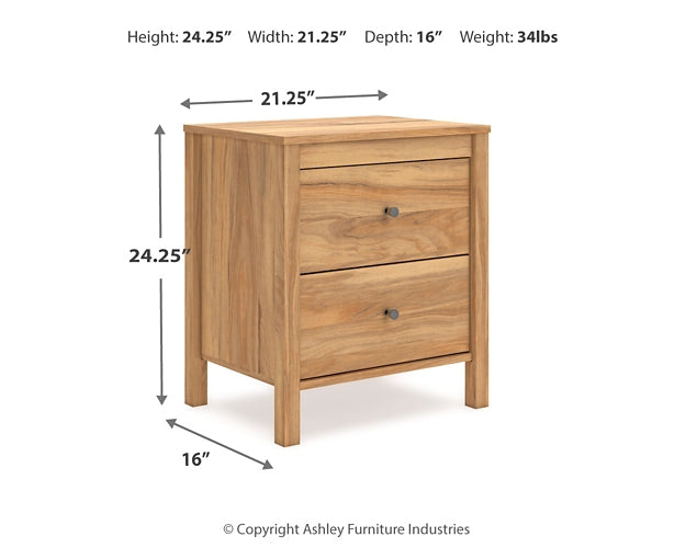 Ashley Express - Bermacy Queen Panel Headboard with 2 Nightstands