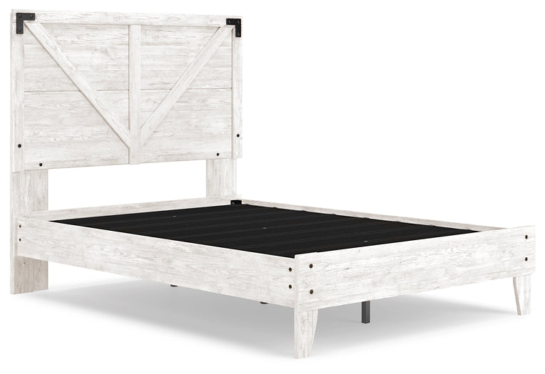 Ashley Express - Shawburn Full Platform Bed with Dresser