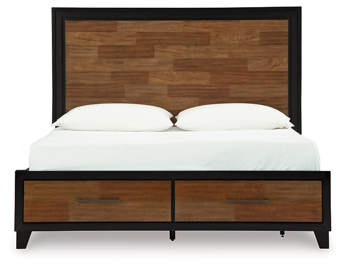 Kraeburn King Panel Storage Bed