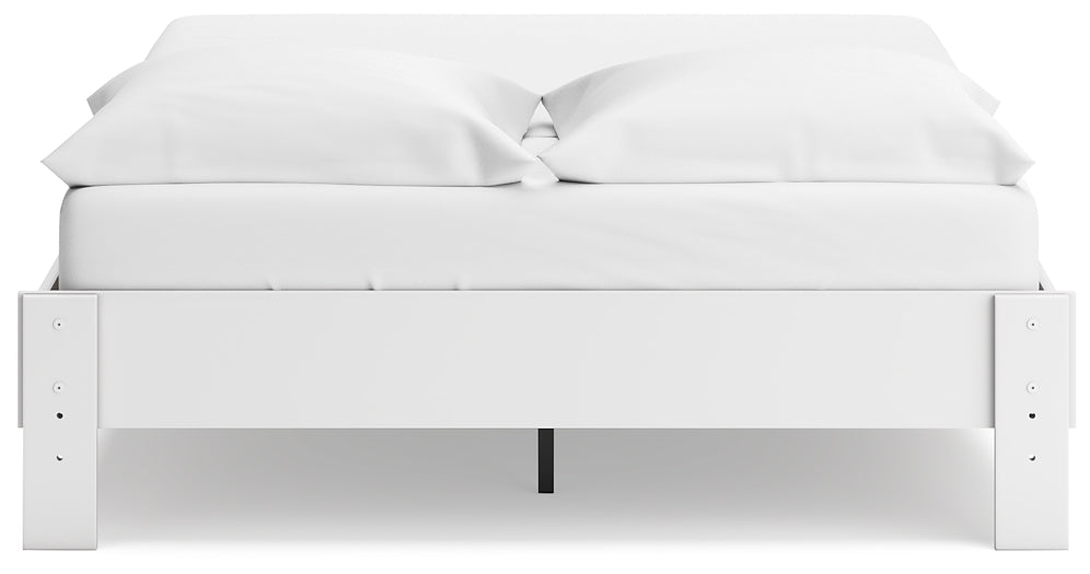 Ashley Express - Socalle Queen Platform Bed with Dresser and Nightstand