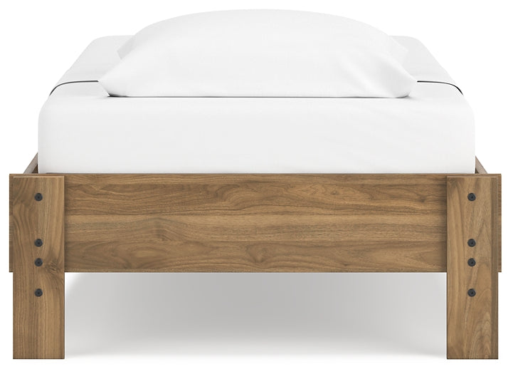 Ashley Express - Deanlow Twin Platform Bed with Nightstand