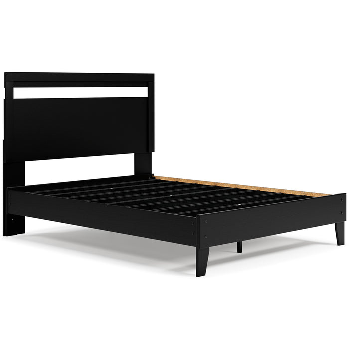 Ashley Express - Finch Queen Panel Platform Bed with Dresser