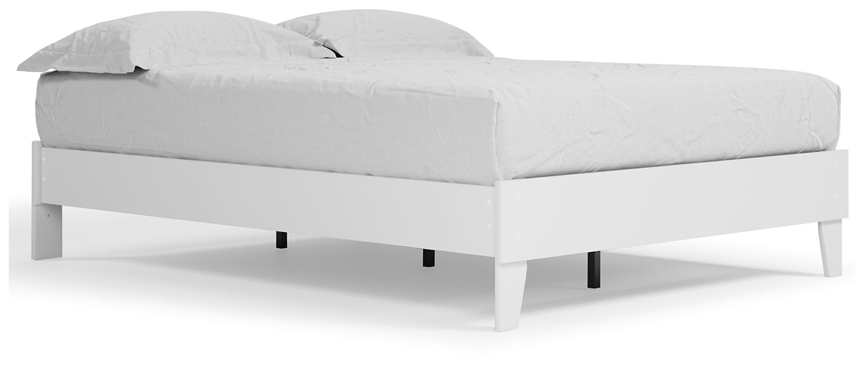 Ashley Express - Piperton Queen Platform Bed with Dresser