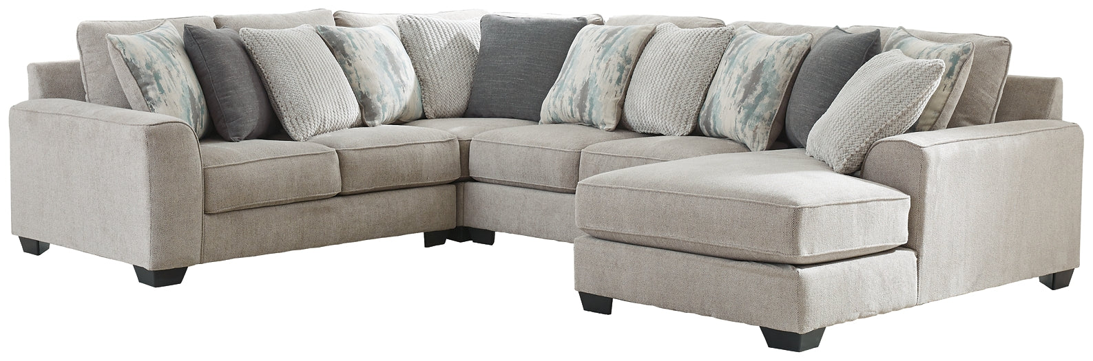 Ardsley 4-Piece Sectional with Ottoman