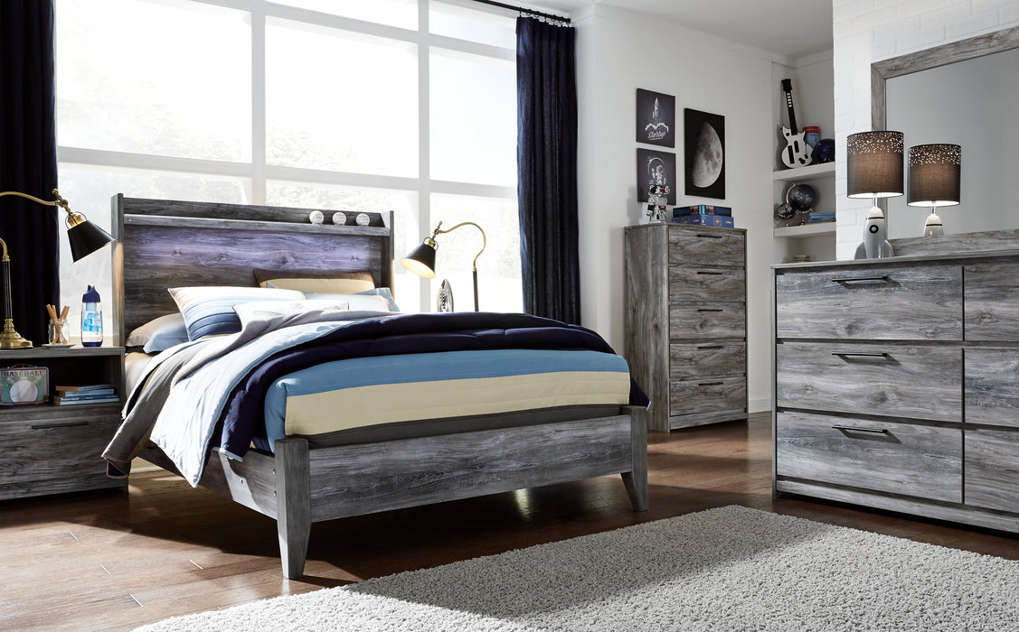 Baystorm Queen Panel Bed with Dresser